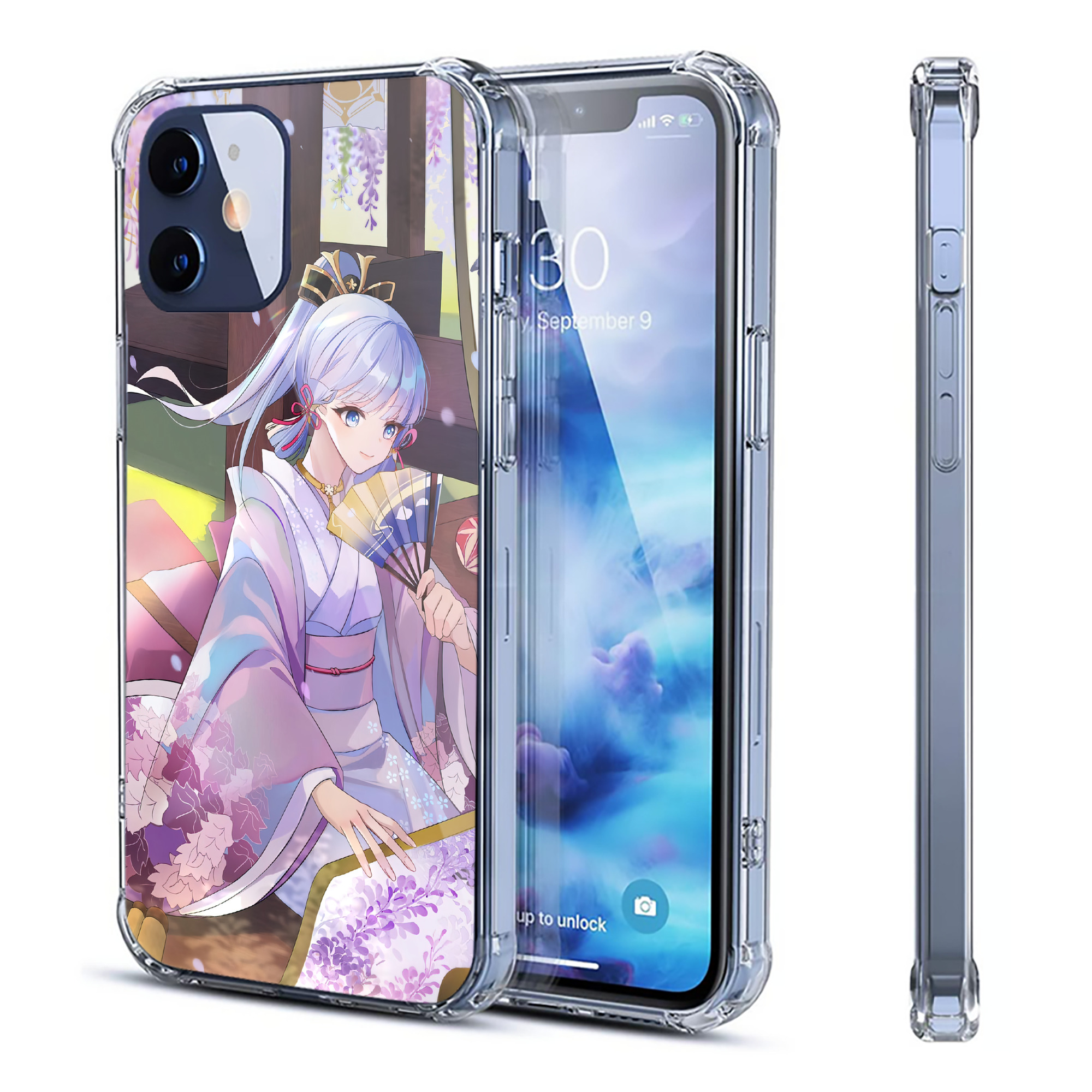 げんし神 genshin 【iPhone 12シリーズ対応】透明スマホケース（クリアソフトケース）